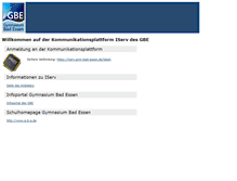 Tablet Screenshot of gym-bad-essen.de